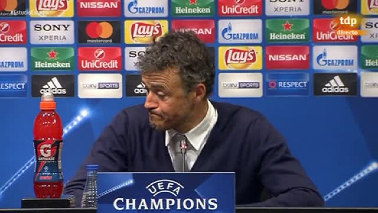 Luis Enrique: "Ha sido el guión de una película de terror" - Champions League | Ver
