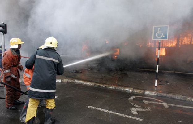  - Incendio en el centro de Nairobi