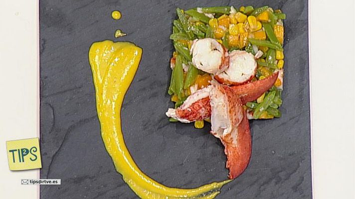 RTVE Cocina - Judías verdes con marisco y salsa de mango