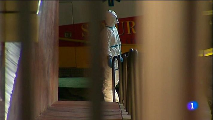 Telediario 1 - Susto en el Bernabéu por una carta sospechosa enviada desde Italia