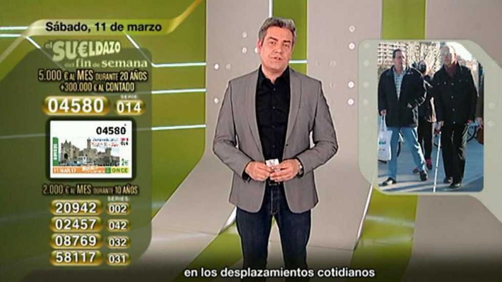 Sorteo ONCE - 11/03/17 - ver ahora