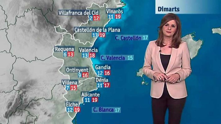 L'informatiu - Comunitat Valenciana - El tiempo en la Comunidad Valenciana - 13/03/17