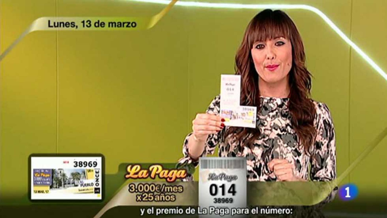 Sorteo ONCE - 13/03/17 - ver ahora