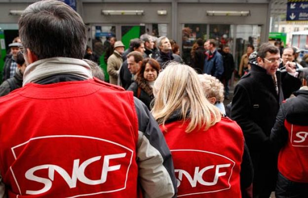 Los desayunos de TVE - Problemas en el transporte francés