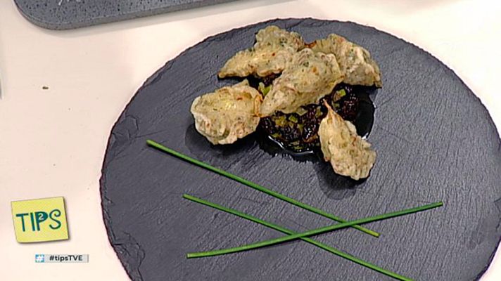 RTVE Cocina - Cocina - Alcachofas en tempura con sal de jamón