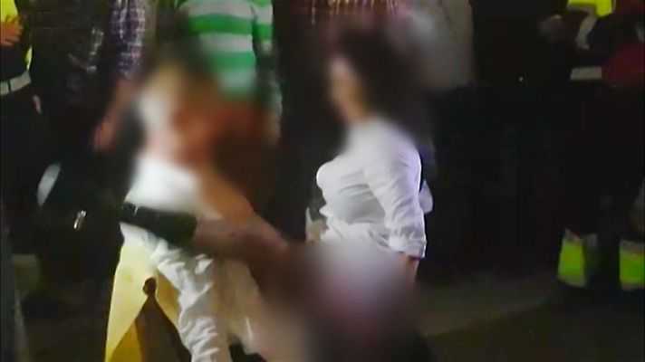 Telediario 1 - Despedida con striper en el Ayuntamiento de Alcalá de Henares