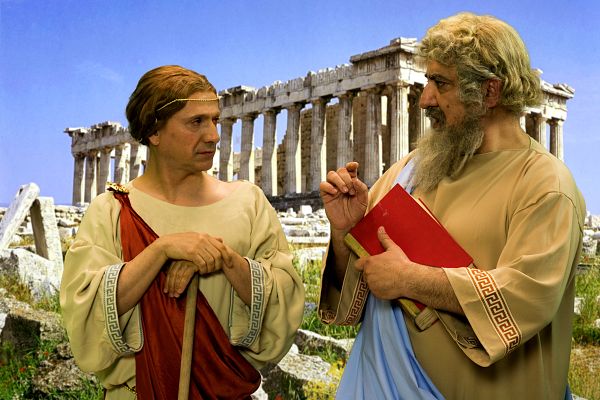 El acabose - La bronca de Jantipa a Sócrates por no dejar hablar a Platón