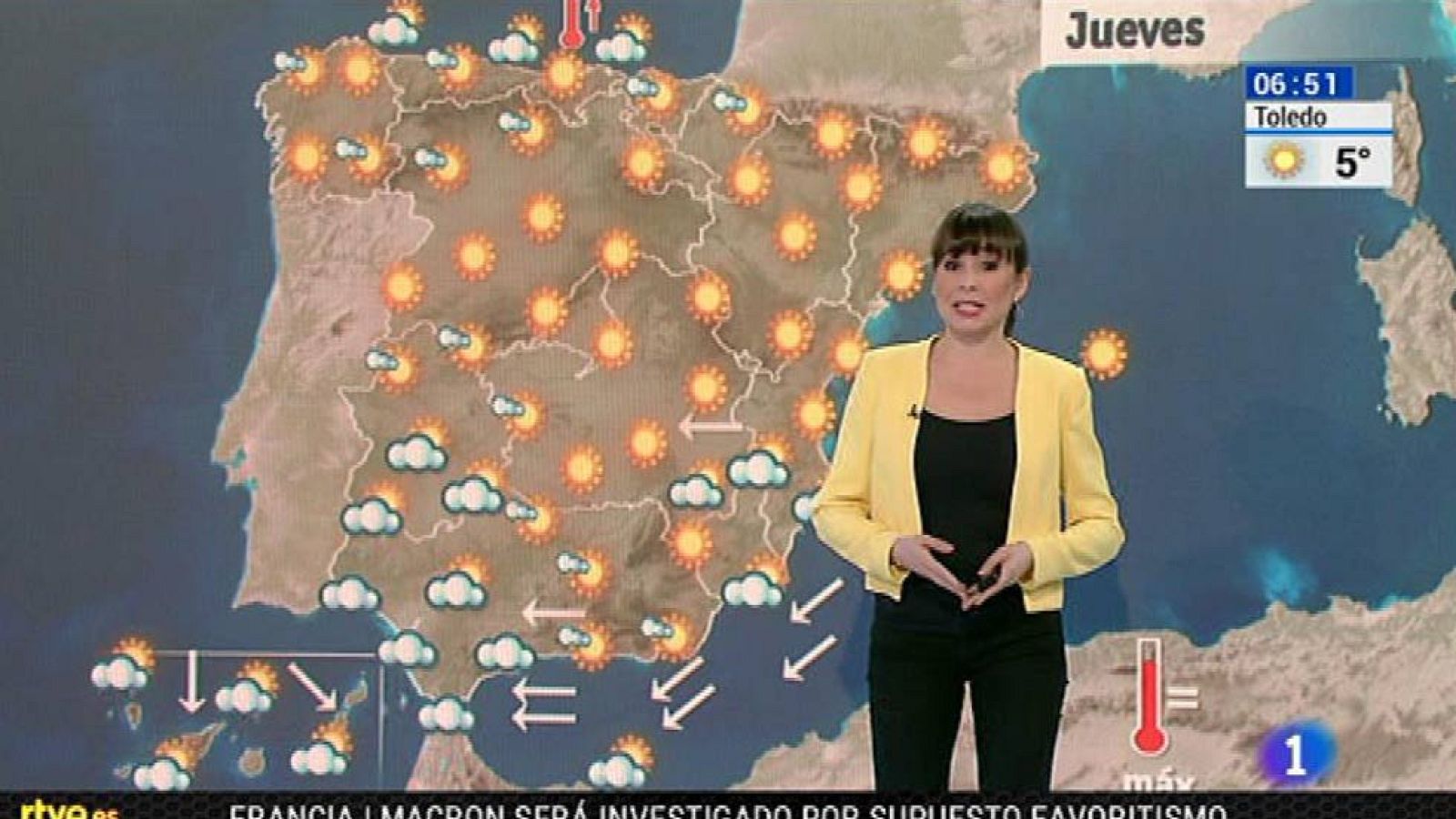 Cielo nuboso y precipitaciones en Andalucía, Ceuta y Melilla - El tiempo | Ver