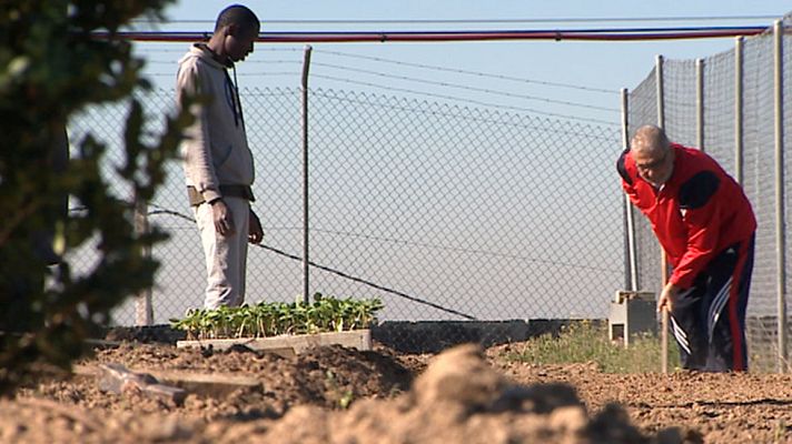 Telediario 1 - Laureano Oubiña cumple el final de su condena en una ONG ayudando a toxicómanos e inmigrantes