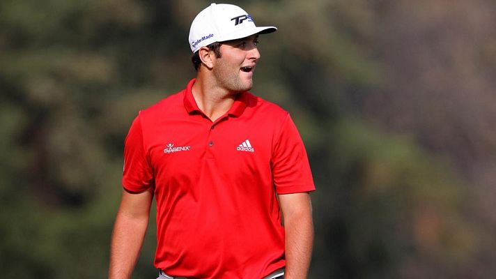 Telediario 1 - Jon Rahm conoce a su fan más precoz