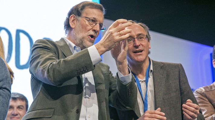 Telediario 1 - Rajoy advierte a ETA que "no habrá nada a cambio" del desarme