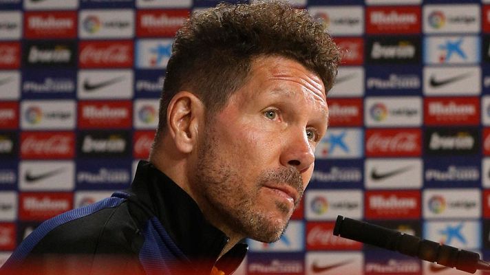 Telediario 1 - Simeone: "¿Torres? No tengo absolutamente nada con nadie"