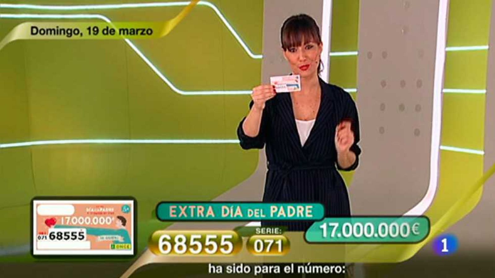 Sorteo ONCE - 19/03/17 - ver ahora