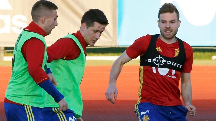 Telediario 1 - Illarramendi entrena con normalidad con la 'Roja'