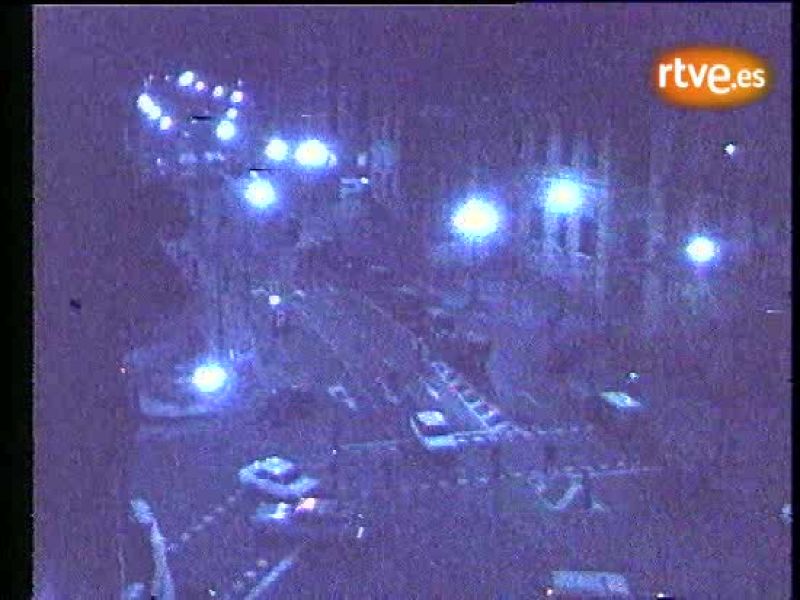 Entrada del general Armada en el Congreso el 23-F