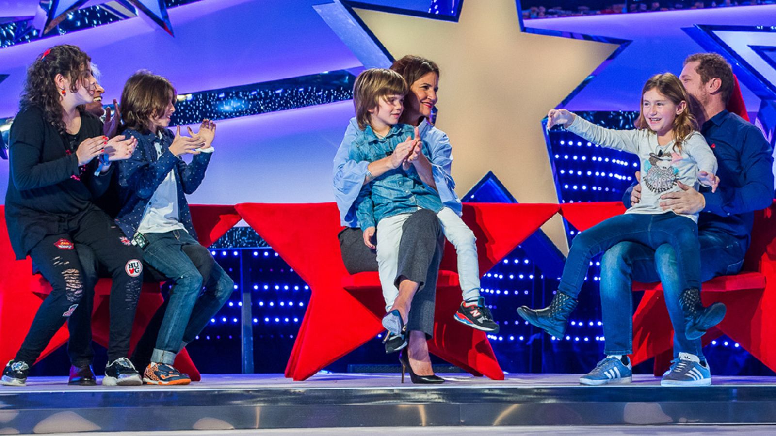 José Mercé, Samantha Vallejo-Nágera y El Monaguillo visitan 'Jugando con las estrellas'