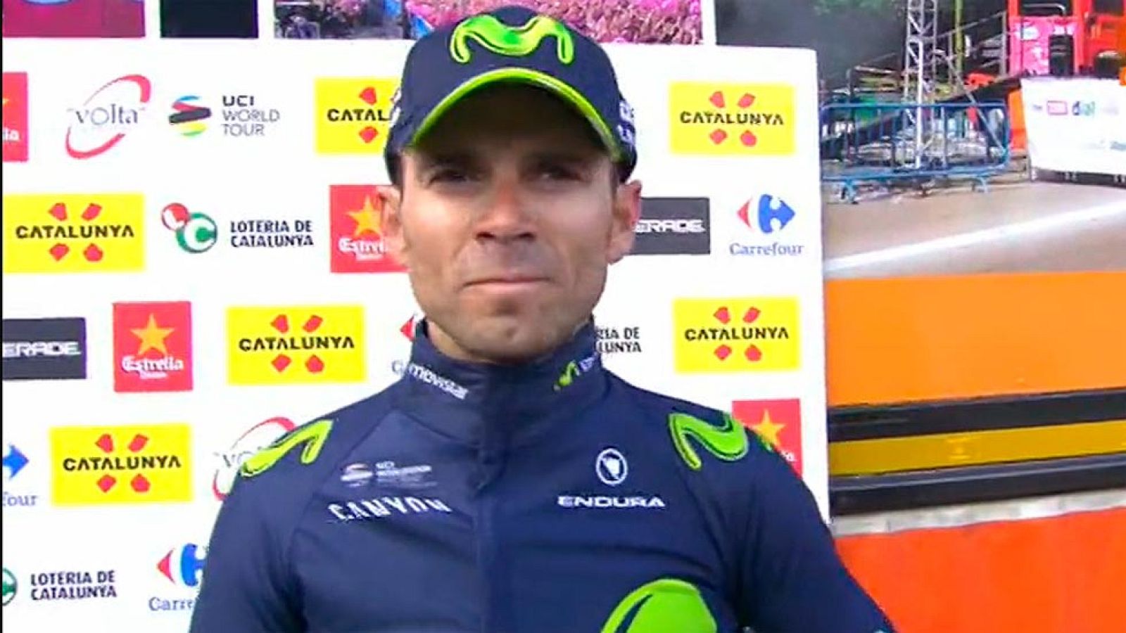 Valverde: "Me he sentido bien, ha sido una etapa muy rápida" | Ver