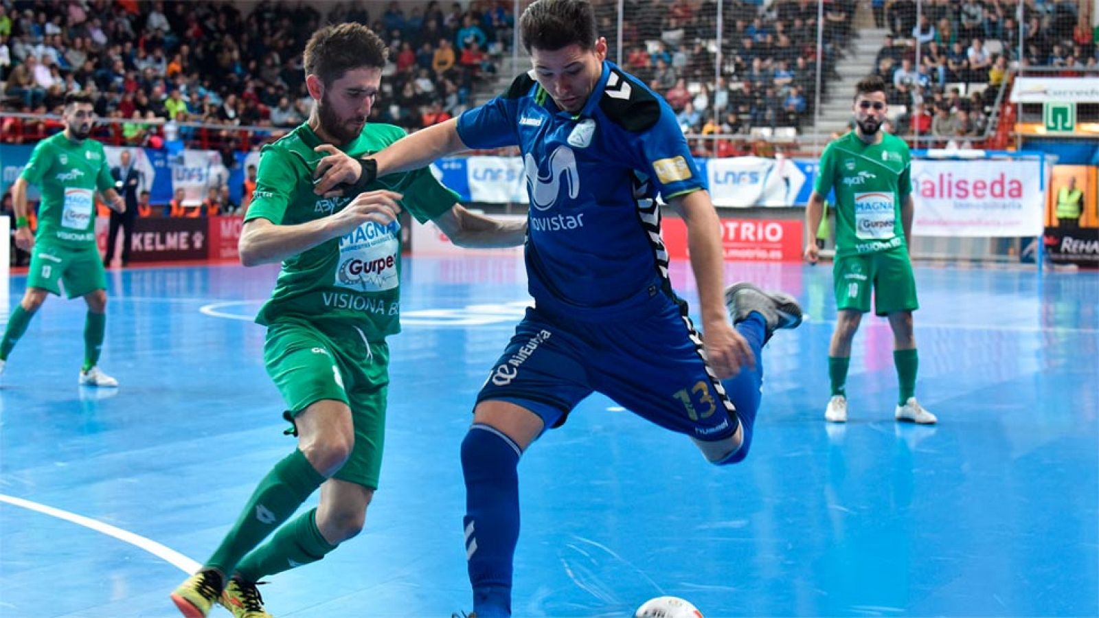 LNFS. Jornada 25. Movistar Inter 2-0 Magna Gurpea. Resumen - ver ahora