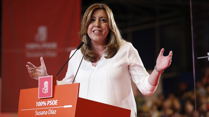 Informativo 24h - Susana Díaz se presenta a las primarias del PSOE "con ilusión" para "ganar como con González o Zapatero"