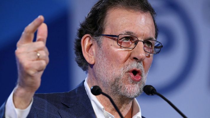 Telediario 1 - Rajoy a la Generalitat: "El Gobierno hará cumplir la ley"