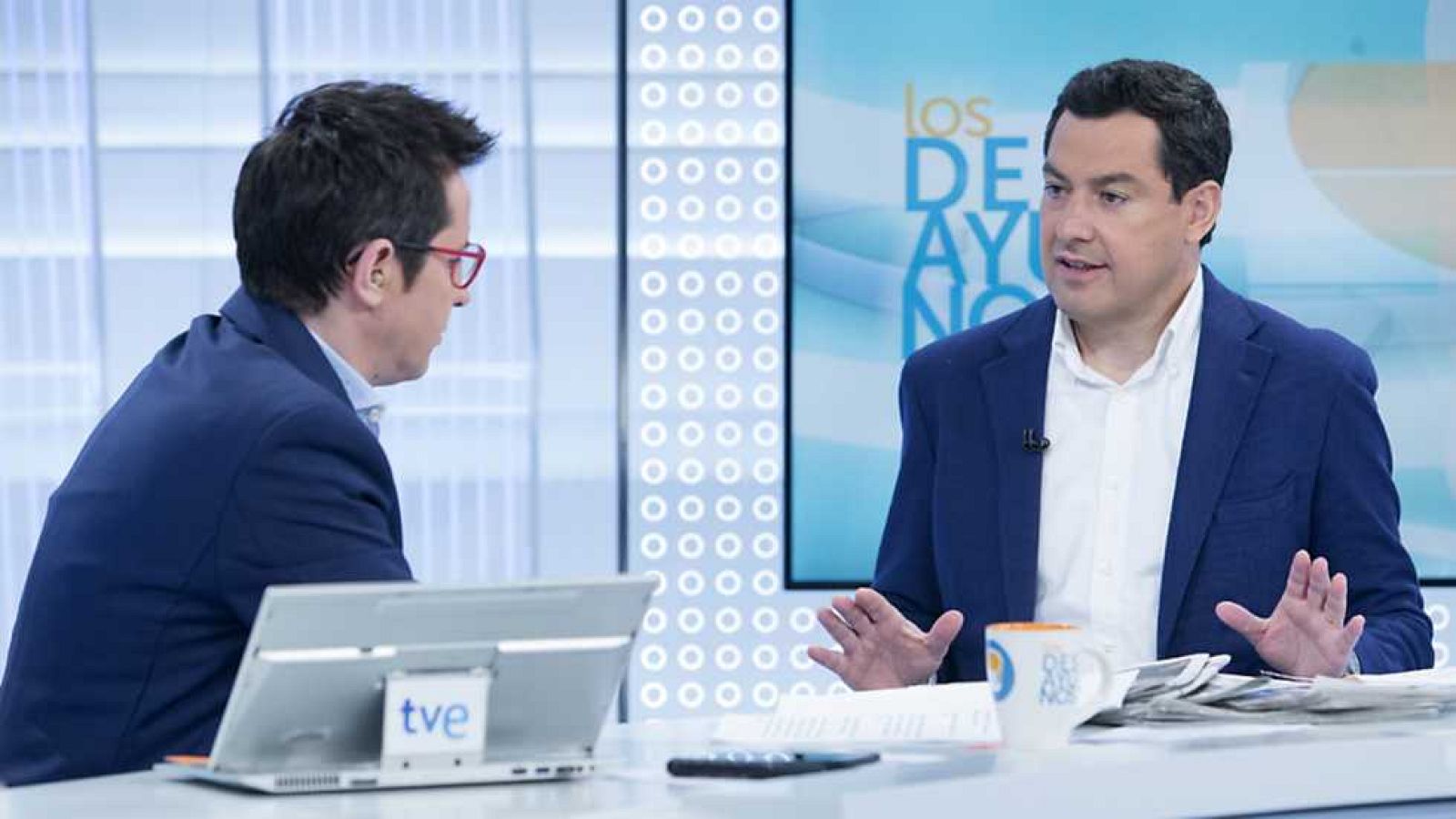 Los desayunos de TVE - Juan Manuel Moreno Bonilla, Presidente del PP andaluz - ver ahora