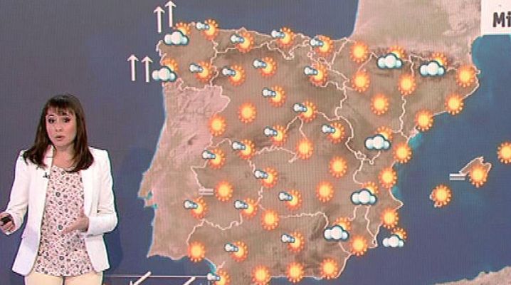 El tiempo - Cielos despejados y temperaturas al alza
