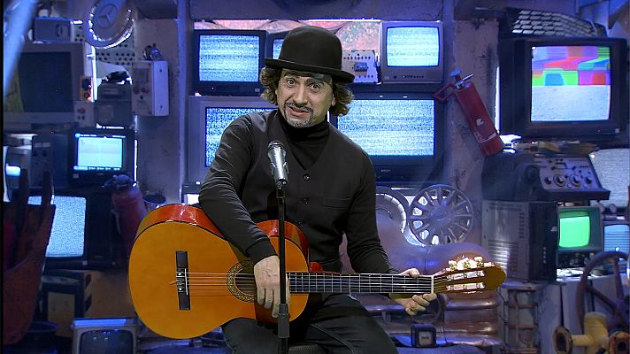 El acabose - Sabina canta en la visita de Monedero a El Acabose