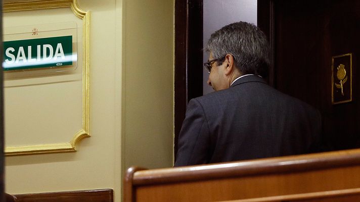 Informativo 24h - Homs queda apartado de su escaño de diputado por su condena de inhabilitación