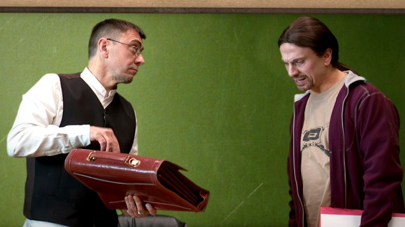 Monedero intenta dar una clase sobre la revolucin francesa a Pablo Iglesias