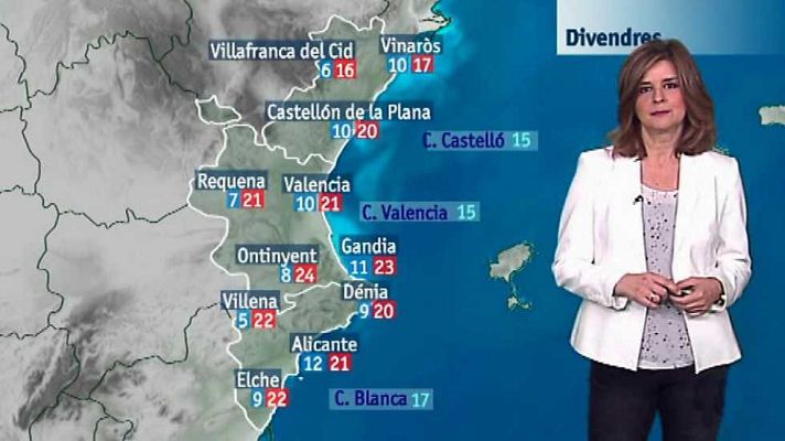 L'informatiu - Comunitat Valenciana - El tiempo en la Comunidad Valenciana - 30/03/17