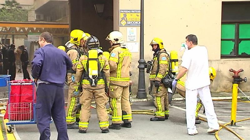 INCENDIO HOSPITAL VIRGEN DE LA MONTAÑA