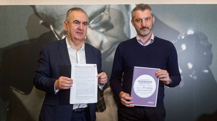 Telediario 1 - Continúan las negociaciones en Murcia de cara a la moción de censura contra Pedro Antonio Sánchez