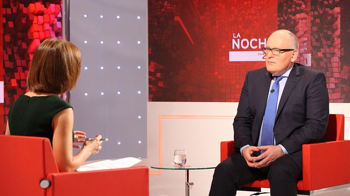 La noche en 24h - Timmermans: "Preferiría que el Reino Unido se quedase pero han decidido irse y eso lo vamos a utilizar para crear más cohesión"