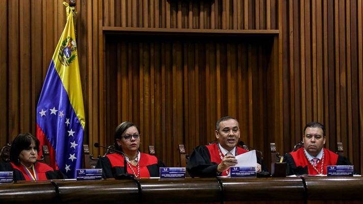 Telediario 1 - El Supremo de Venezuela recula y rechaza asumir las funciones del Parlamento