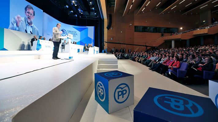 Telediario 1 - Rajoy dice que el PP está preparado para gobernar Valencia