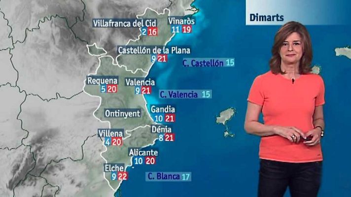 L'informatiu - Comunitat Valenciana - El tiempo en la Comunidad Valenciana - 03/04/17