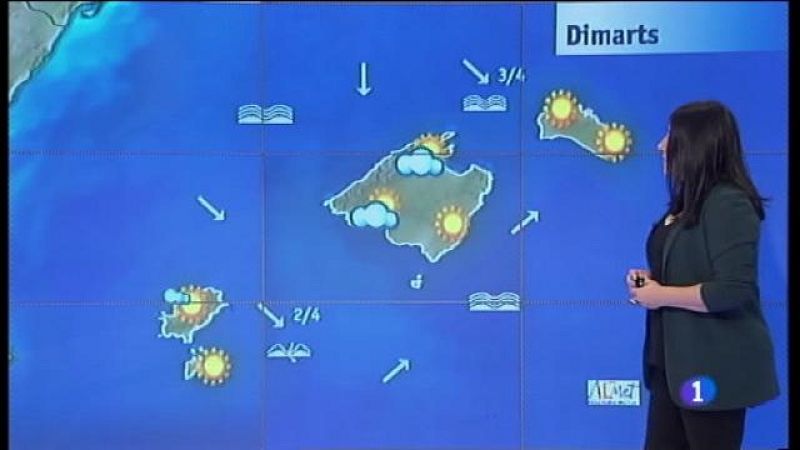 El temps a les Illes Balears - 03/04/17