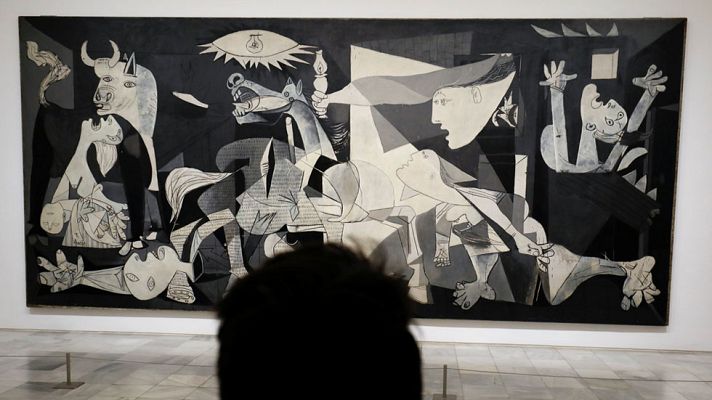 Telediario 1 - El Reina Sofía conmemora los 80 años del 'Guernica' con "Piedad y terror en Picasso"