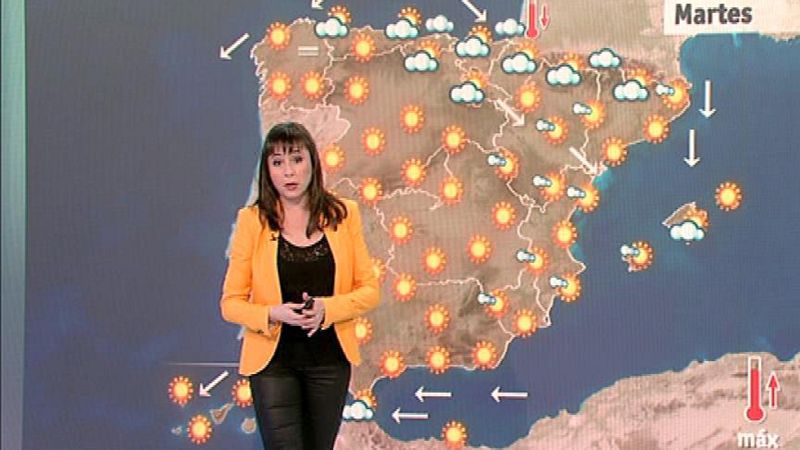 LA AEMET prevé para este martes cielo despejado salvo en el norte, con lluvias en litoral cantábrico - El tiempo | Ver