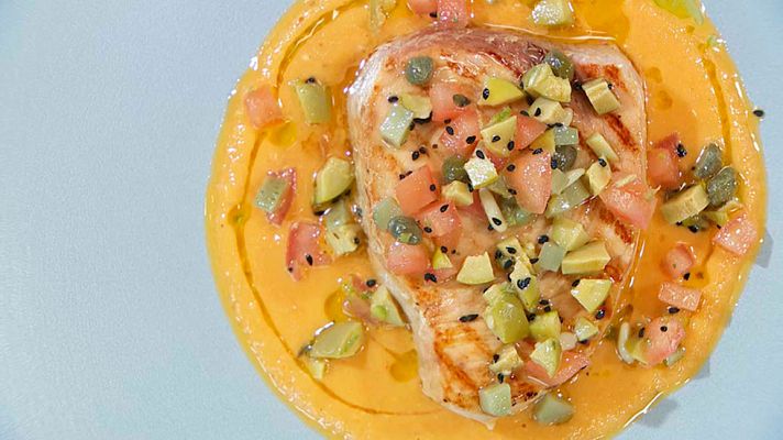 RTVE Cocina - Pez espada con mojo rojo