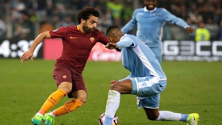 Fútbol - Copa de Italia. Semifinal vuelta: Roma - Lazio