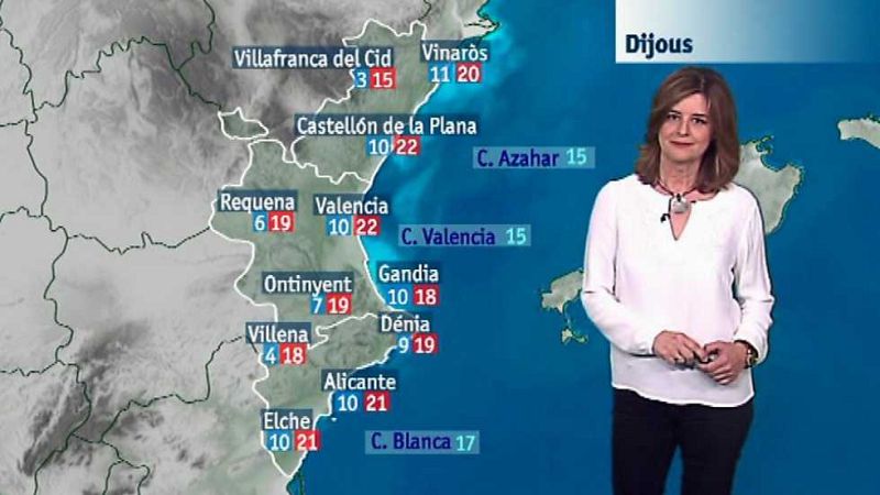 El tiempo en la Comunidad Valenciana  - 05/04/17 - ver ahora