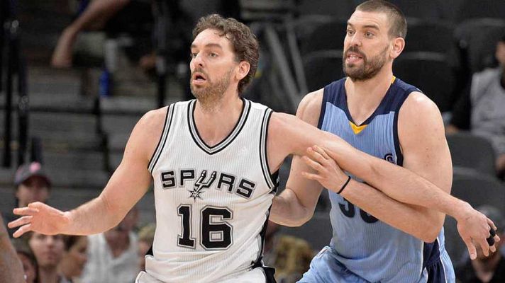 Telediario 1 - Pau Gasol gana el duelo a Marc y Abrines participa en la noche histórica de Westbrook