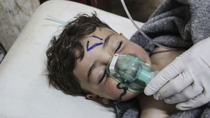 Telediario 1 - El rastro de las armas químicas en la guerra de Siria
