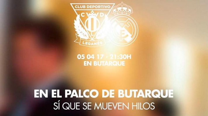 Telediario 1 - Los carteles del Leganés, sentido del humor contra los 'grandes'