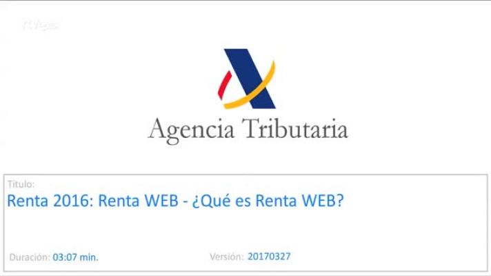  - Declaración IRPF 2016: ¿qué es Renta WEB?