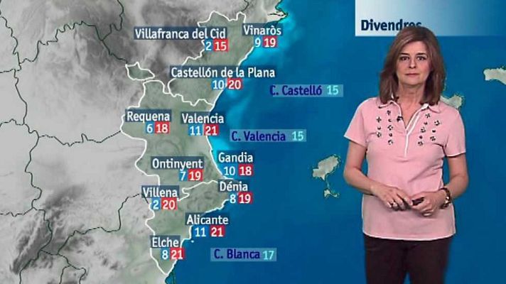 L'informatiu - Comunitat Valenciana - El tiempo en la Comunidad Valenciana - 06/04/17