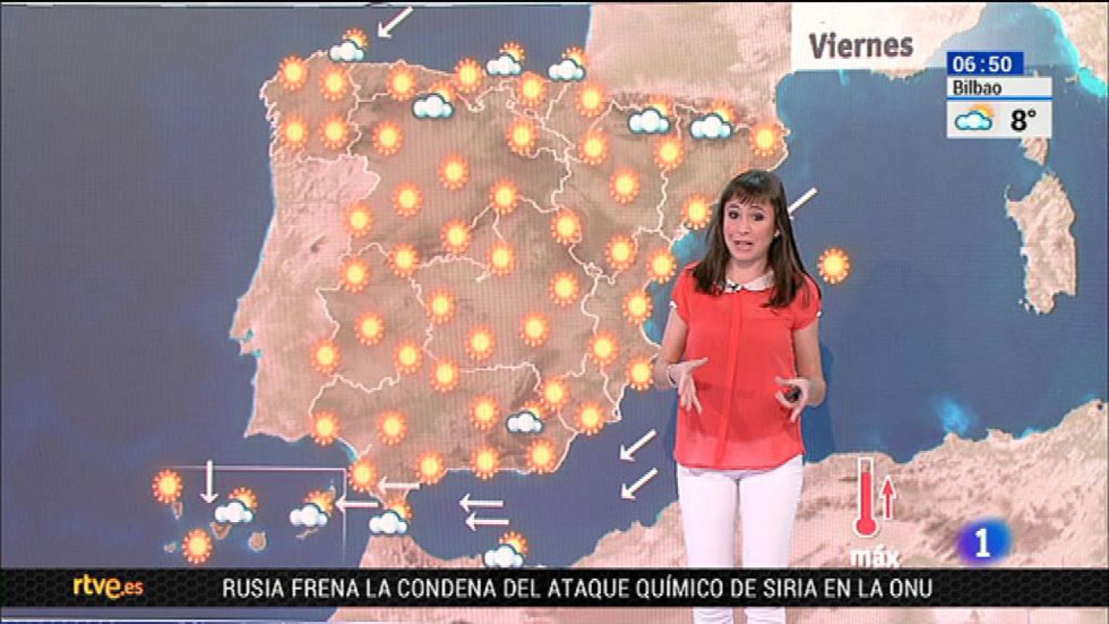 Cielos poco nubosos y temperaturas sin cambios - El tiempo | Ver