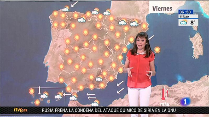 Cielos poco nubosos y temperaturas sin cambios - El tiempo | Ver