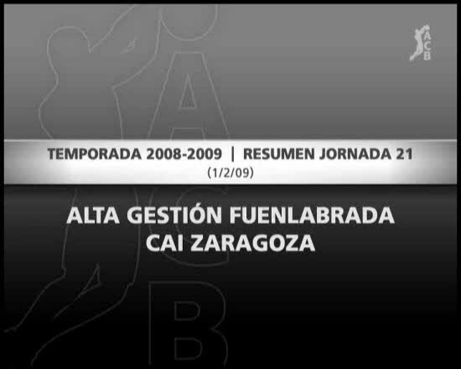 AG Fuenlabrada 103-80 CAI Zaragoza - Baloncesto en RTVE | Ver